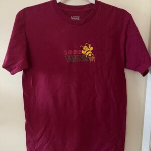 Vans Burgundy/Magenta Graphic Tee